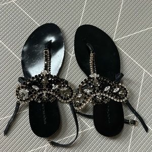 Eddicuomo Sorrento Sandals with Stones